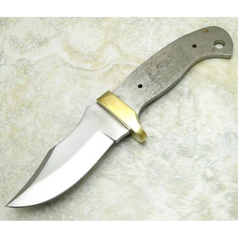 BL085 3 Lames A Customiser Le Manche Lame Acier Inox Garde En Laiton