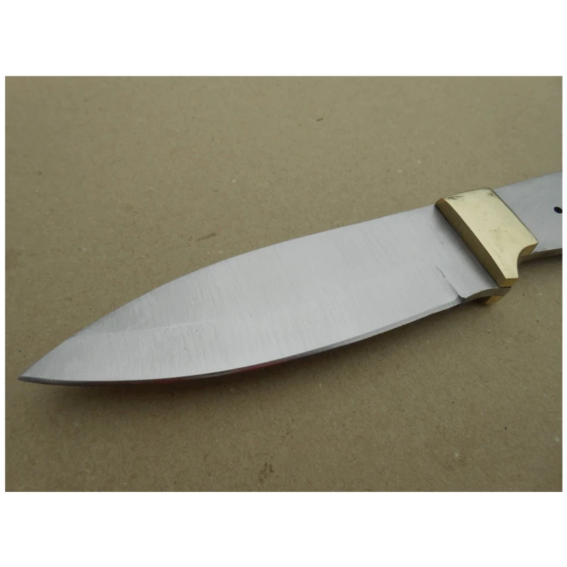 BL125 Lot De 2 Lames A Customiser Le Manche Lame Spear Point Garde En Laiton – Image 5