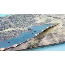 BL139 Lot De 3 Lames A Customiser Le Manche Couteau De Chasse Lame Acier Inox