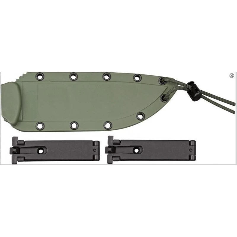 ES6POD Couteau Esee Model 6 Lame Acier Carbone 1095 Manche Micarta Etui Od Green Molded Made USA – Image 2