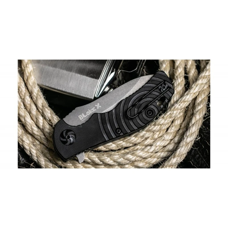 Couteau Kizlyar Bloke X Sleipner Manche G10 Linerlock Clip Made In Russia KK0154 – Image 2