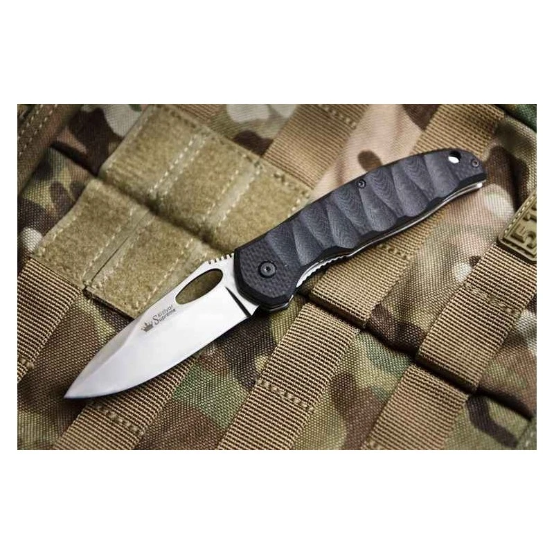 Couteau Kizlyar Supreme Hero Acier 440C Manche G-10 Made In Russia KK0116