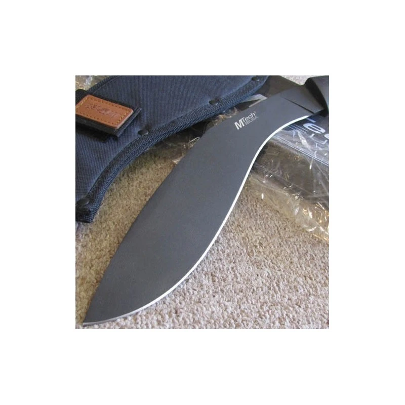 Couteau Kukri Gurkha Combat KUKKRI Mtech Bushcraft Machete Lame Acier 440 Etui MT537 – Image 2