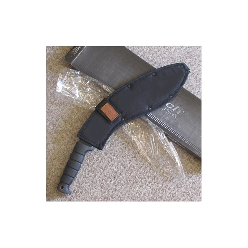 Couteau Kukri Gurkha Combat KUKKRI Mtech Bushcraft Machete Lame Acier 440 Etui MT537 – Image 4
