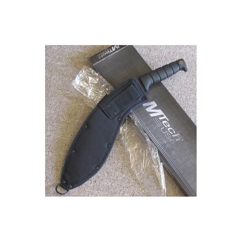 Couteau Kukri Gurkha Combat KUKKRI Mtech Bushcraft Machete Lame Acier 440 Etui MT537 – Image 5
