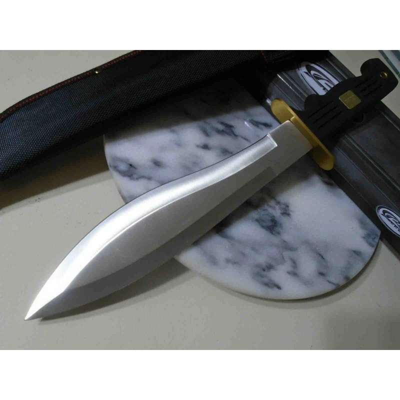Couteau Kukri Machette Big Bad Bolo Bowie Lame Acier Inox Manche Rubber Etui Nylon CN211491 – Image 3