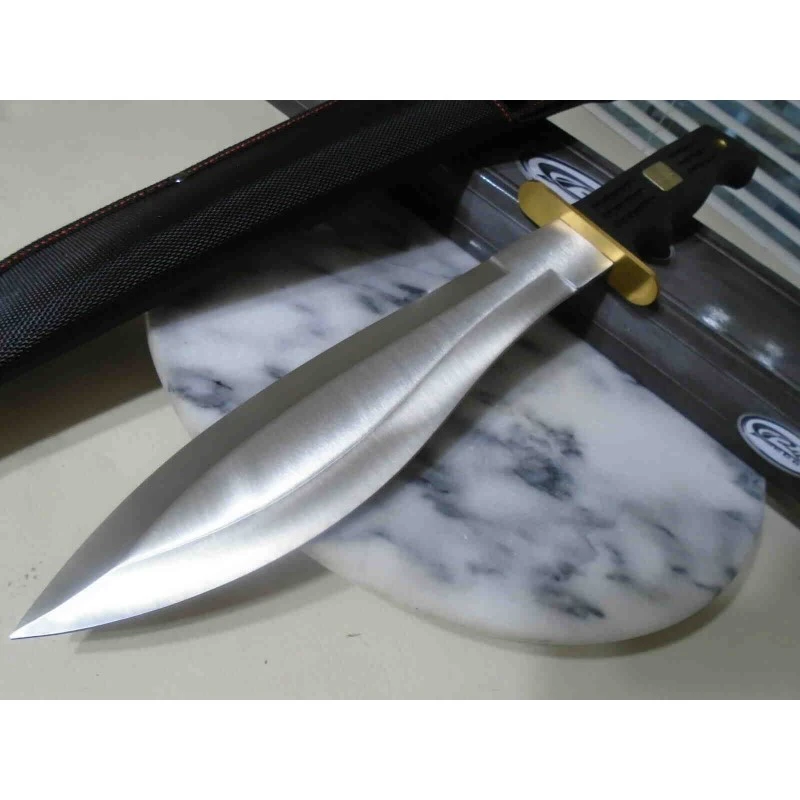 Couteau Kukri Machette Big Bad Bolo Bowie Lame Acier Inox Manche Rubber Etui Nylon CN211491 – Image 7