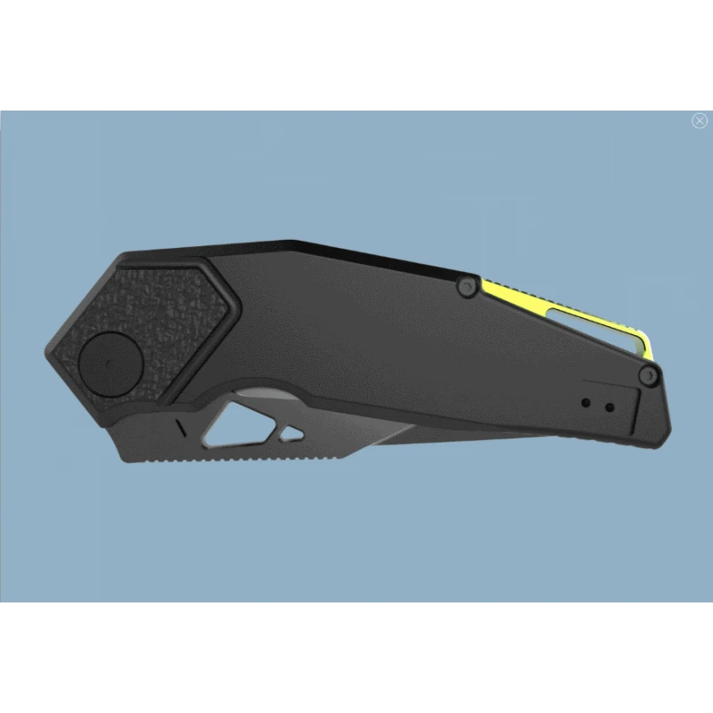 Couteau Revo Berserk Framelock Manche Black G10 Lame Acier 9Cr18MoV Clip REV004BLK – Image 5