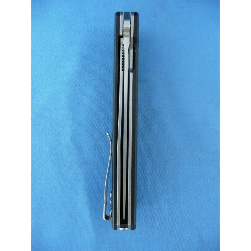 Couteau Ruike P127B Tanto Lame Acier 14C28N Manche Black G10 Linerlock Clip RKEP127B