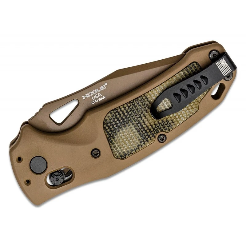 Couteau SIG Sauer K320 AXG Scorpion ABLE Lock Lame Tanto Acier S30V Manche Alu/GMascus Made USA SIG36368 – Image 4