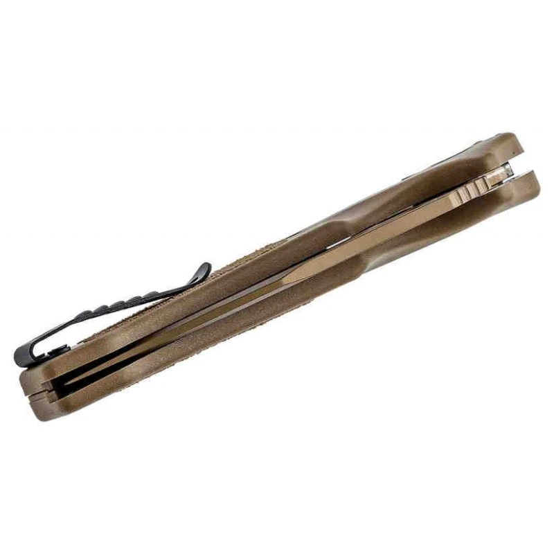 Couteau SIG Sauer K320A M17 ABLE Lock Tanto Lame Acier S30V Manche Polymère Tan Made USA SIG36363