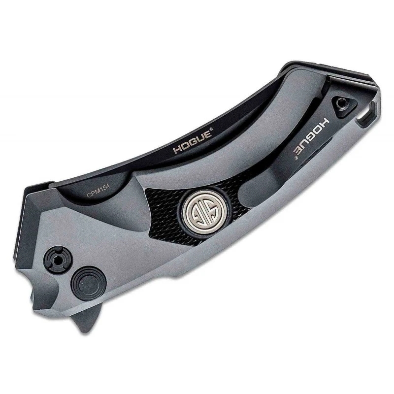 Couteau Sig X5 Tactical Emperor Scorpion Lame 154CM Wharncliffe Manche Alu Button Lock Made USA SIG36562 – Image 5