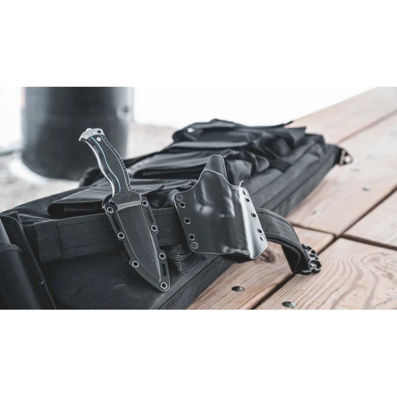 Couteau Smith&Wesson M&P Officer Lame Acier 8Cr13MoV Manche G10 Etui Abs SW1122582 – Image 3