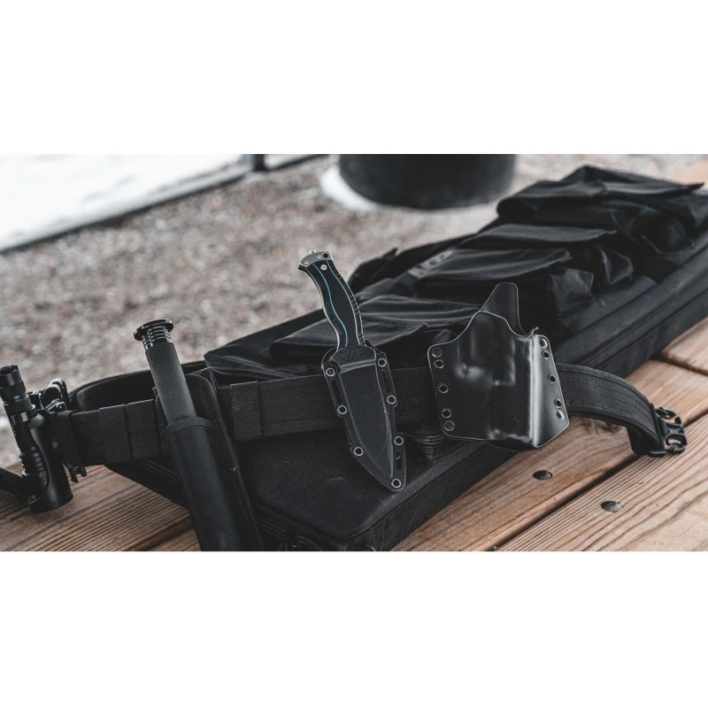 Couteau Smith&Wesson M&P Officer Lame Acier 8Cr13MoV Manche G10 Etui Abs SW1122582 – Image 4