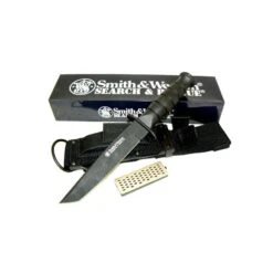 Couteau Smith&Wesson Search & Rescue Tanto Acier 440 Couteau Tactical S&W SWSURT