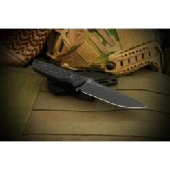 Couteau Spartan Blades Alala Lame Acier Carbon 1095 Manche Micarta Etui Made USA SBSL004BKBK