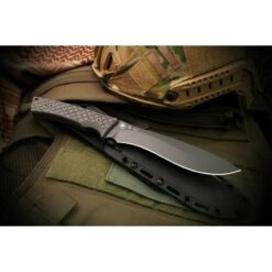 Couteau Spartan Blades Machai Lame Acier Carbon 1095 Manche Micarta Etui Made USA SBSL002BKBK