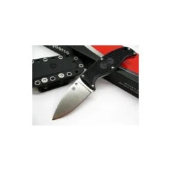 Couteau Spyderco Enuff Lame Acier VG-10 Manche FRN Made In Japan SCFB31PBK