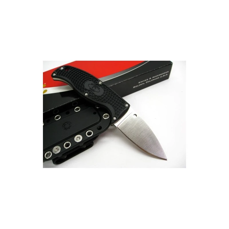 Couteau Spyderco Enuff Lame Acier VG-10 Manche FRN Made In Japan SCFB31PBK – Image 4