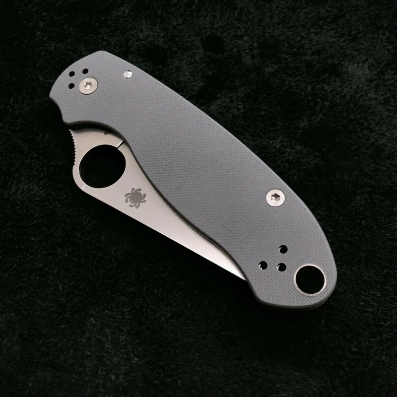 Couteau Spyderco Para 3 Compression Lock Gray Lame Acier Maxamet Manche G10 Clip Made In USA SC223GPDGY – Image 5