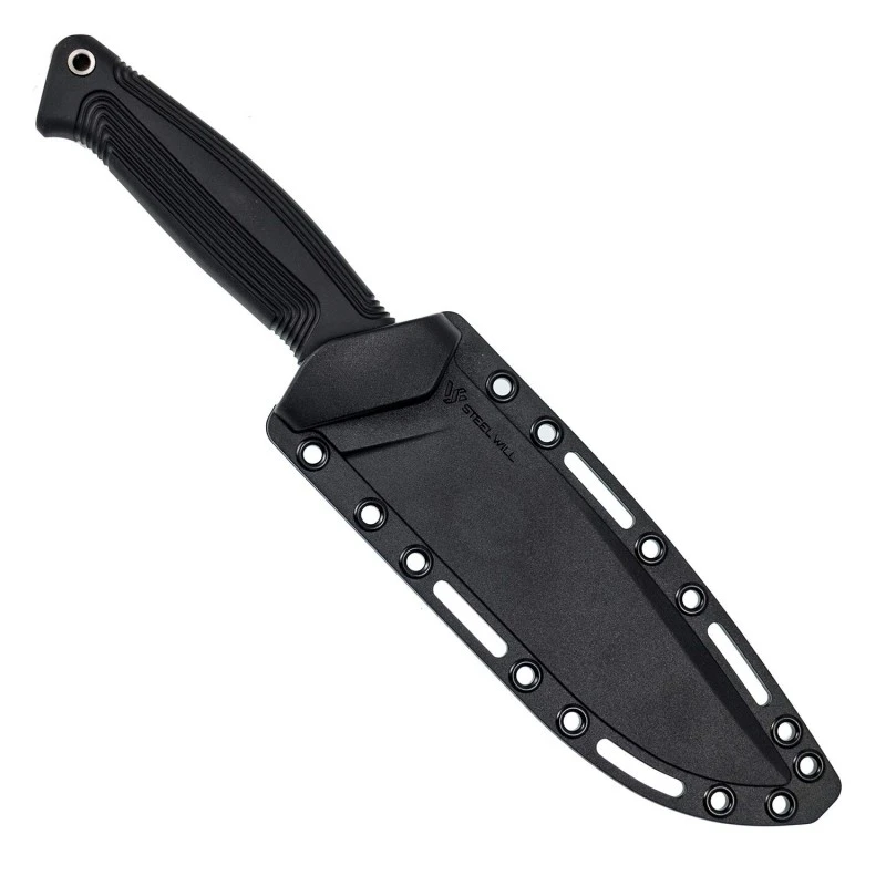 Couteau Steel Will Argonaut 810 Bushcraft Lame Acier AUS-8 Manche TPR Etui Kydex SMG810G – Image 10