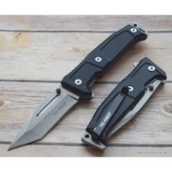 Couteau Tac Force Military A/O Lame Tanto Acier 3Cr13 Manche Aluminium Linerlock Clip TF969BK