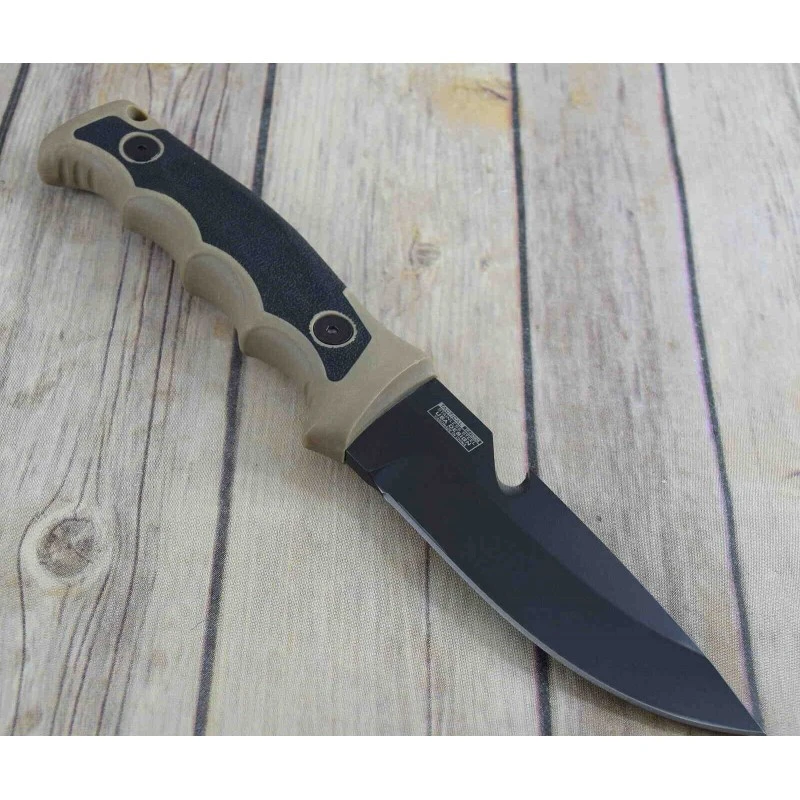 Couteau Tac Force Tactical Manche Tan Lame Acier 3Cr13 Etui Nylon Bracelet Paracorde TFFIX005TN – Image 6