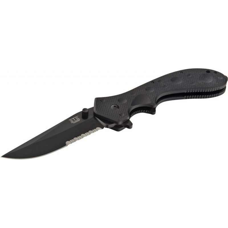 Couteau Tactical ETE WorTac A/O Lame Acier D2 Manche G-10 Linerlock Clip ETEK1601