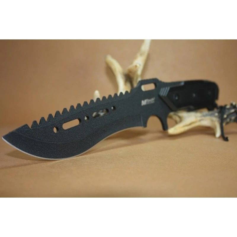 Couteau Tactical MTech Combat Knife Black Acier 440 Couteau Bushcraft MT621BK