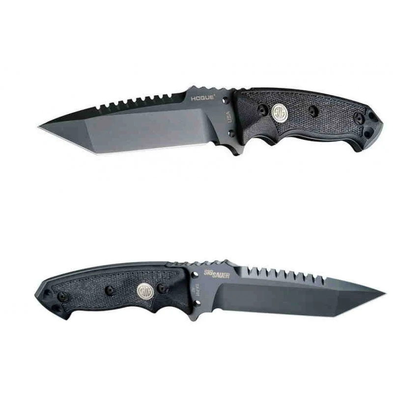 Couteau Tactical SIG Sauer Hogue EX-F01 Tanto Lame Acier A2 Manche G-10 Etui Nylon SIG37122 – Image 3