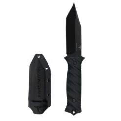 Couteau Tactical Takumitak Fulcrum Military Black Tanto Lame Acier D2 Manche G10 Etui Kydex TKF201BK