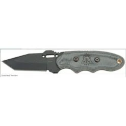 Couteau Tactical Tops Covert Anti Terrorism Acier Carbone 1095 Manche Micarta Made In USA TP203