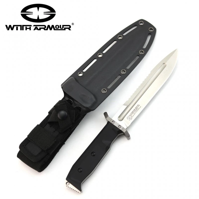 Couteau Tactical WithArmour Expendable Lame Acier D2 Manche G10 Etui Kydex WAR099BKD2 – Image 2