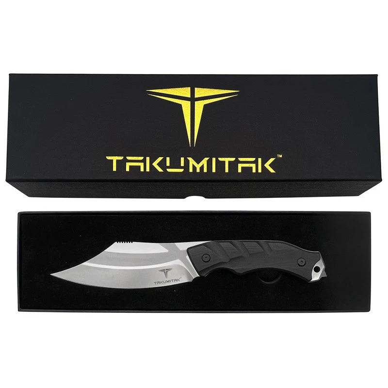 Couteau Takumitak Alert Lame Acier D2 Satin Manche G10 Etui Kydex TKF210SL – Image 8