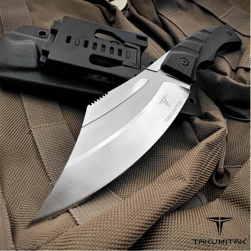 Couteau Takumitak Alert Lame Acier D2 Satin Manche G10 Etui Kydex TKF210SL – Image 9