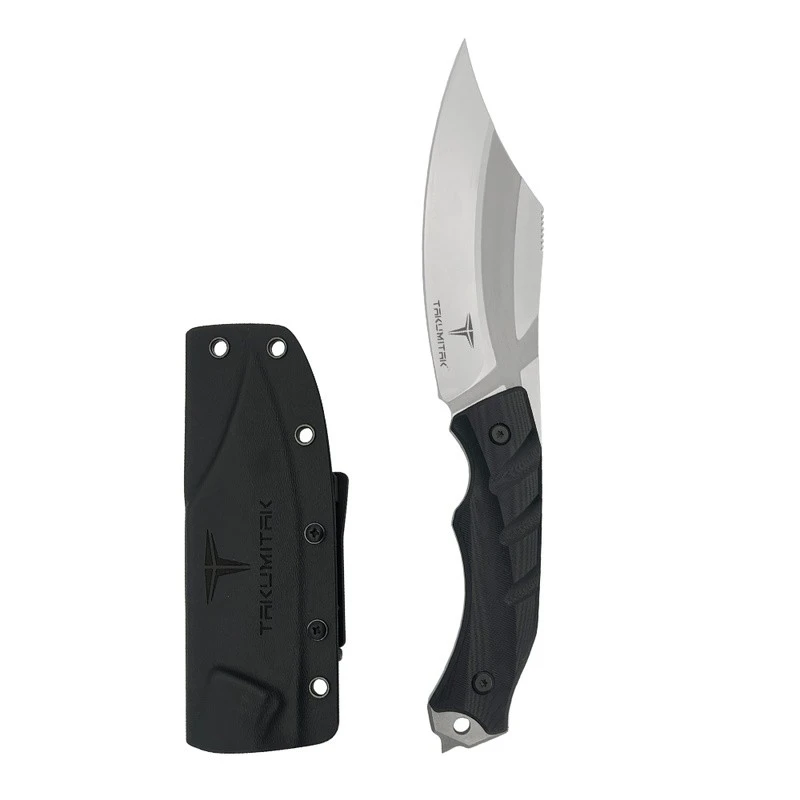 Couteau Takumitak Alert Lame Acier D2 Satin Manche G10 Etui Kydex TKF210SL