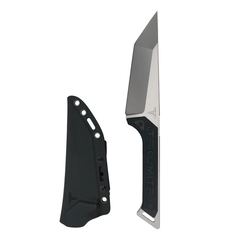 Couteau Takumitak Charge Lame Tanto Acier D2 Satin Manche G10 Etui Kydex TKF215SL