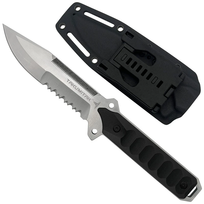 Couteau Takumitak ESCORT Lame Acier D2 Satin Manche G10 Etui Kydex TKF213SL – Image 2