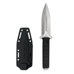 Couteau Takumitak HITTER Lame Dague Acier D2 Satin Manche G10 Etui Kydex TKF214SL