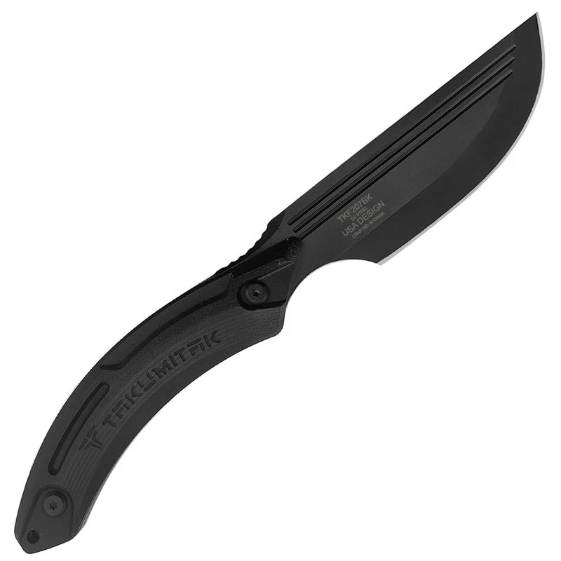 Couteau Takumitak HUNTER Straight Back Lame Acier D2 Manche G10 Etui Kydex TKF207BK – Image 5