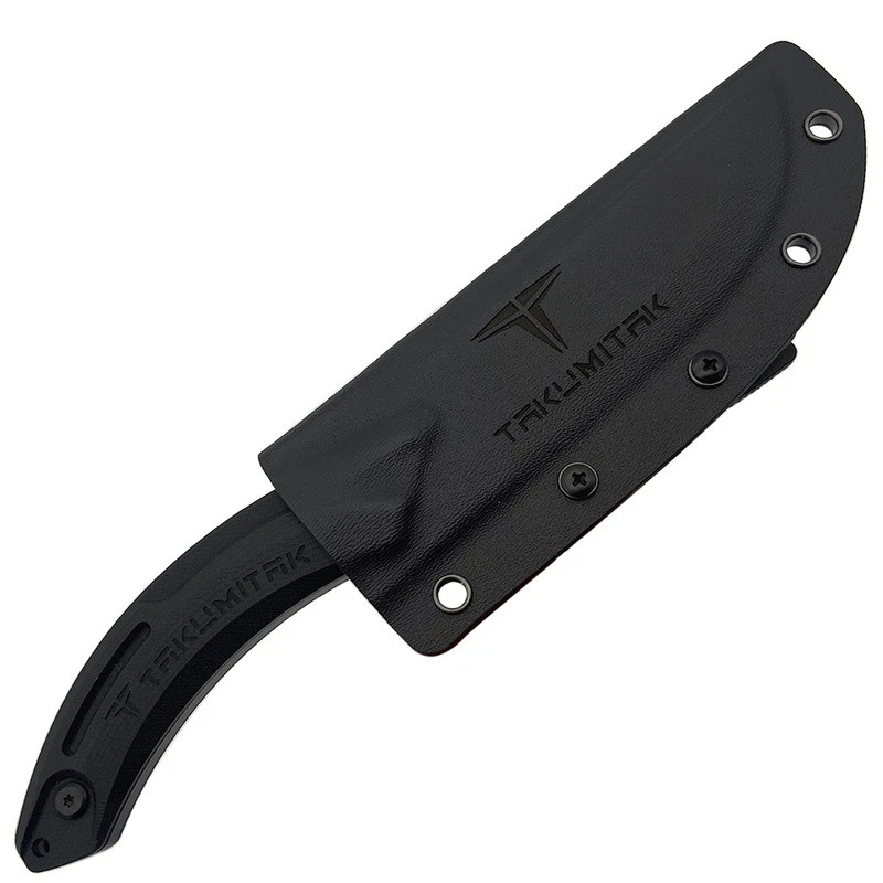 Couteau Takumitak HUNTER Straight Back Lame Acier D2 Manche G10 Etui Kydex TKF207BK – Image 7