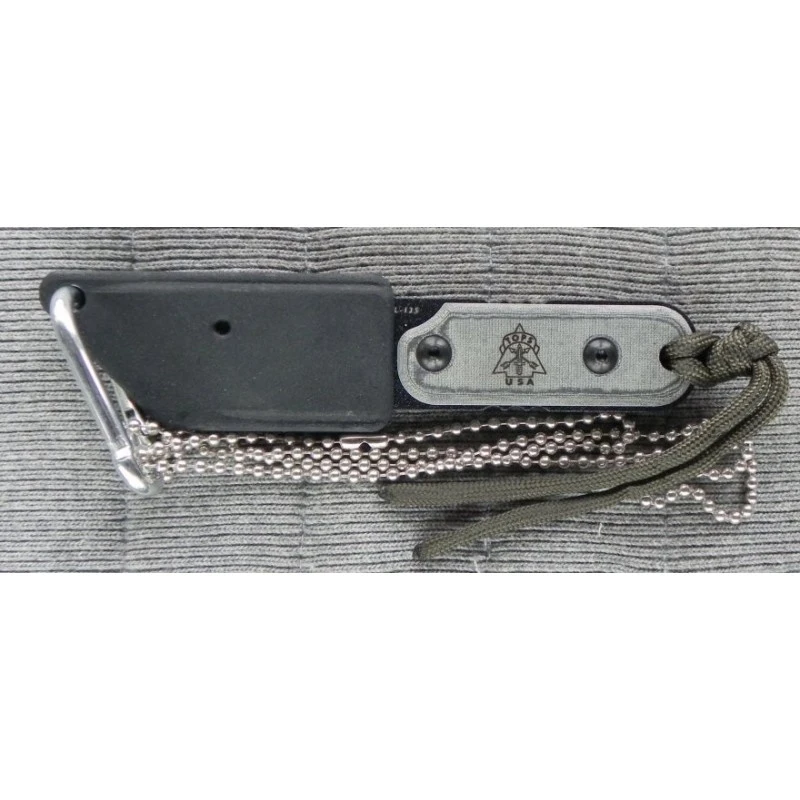 Couteau Tops A.L.R.T. (Anywhere Last Resort Tool) Acier 1095 Manche Micarta Made In USA TPXL05 – Image 4