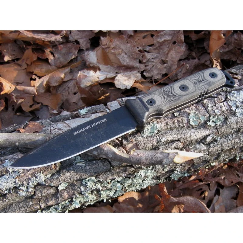 Couteau Tops Mohawk Hunter Acier Carbone 1095 Manche Micarta Etui Kydex Made In USA TPH01 – Image 2