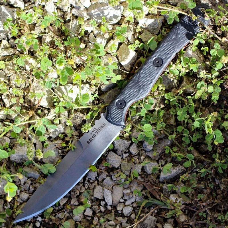 Couteau TOPS Rapid Strike Acier 154CM Manche Black G-10 Etui Kydex Made In USA TPRDSK01