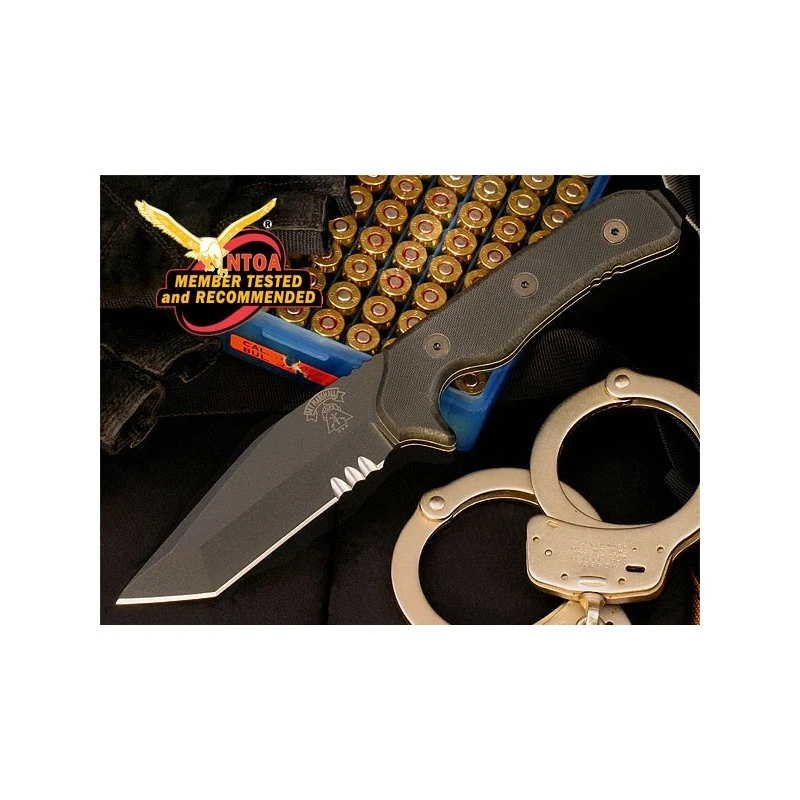 Couteau Tops Sky Marshall Tanto Acier Carbone 1095 Manche G-10 TOPS KNIVES Made In USA TPSKY01