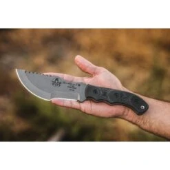 Couteau TOPS Tom Brown Tracker T-3 Lame Acier 154CM Manche Micarta Etui Kydex Made USA TPTBT031