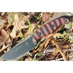 Couteau Tops Viper Scout Lame Acier Carbone 1095 Manche G-10 Etui Cuir Made In USA TPVPSR2