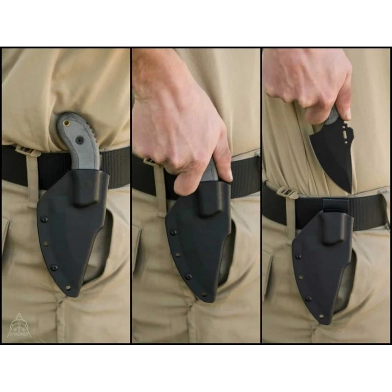 Couteau TOPS Wolf Pup XL Lame Acier Carbone 1095 Manche Micarta Etui Kydex Made In USA TPWP011 – Image 3