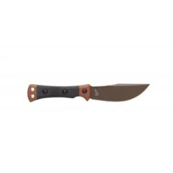 Couteau TOPS Woodcraft Manche Micarta Lame Acier Carbone 1095 Etui Cuir Made USA TPWC01