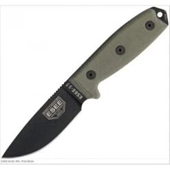 ES3MILPB ESEE Carbone 1095 Made In USA - Couteau De Combat & Survie ESEE Model 3MIL